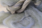 Roving Blue Green Twist