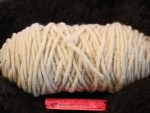 Yarn Corespun White 100 Yards 2 Pounds 75% Adult Mohair 25% Shetland Wool